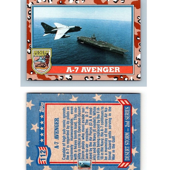 Vintage 1991 Desert Storm Trading Card,2nd Series - Picture 2 of 5